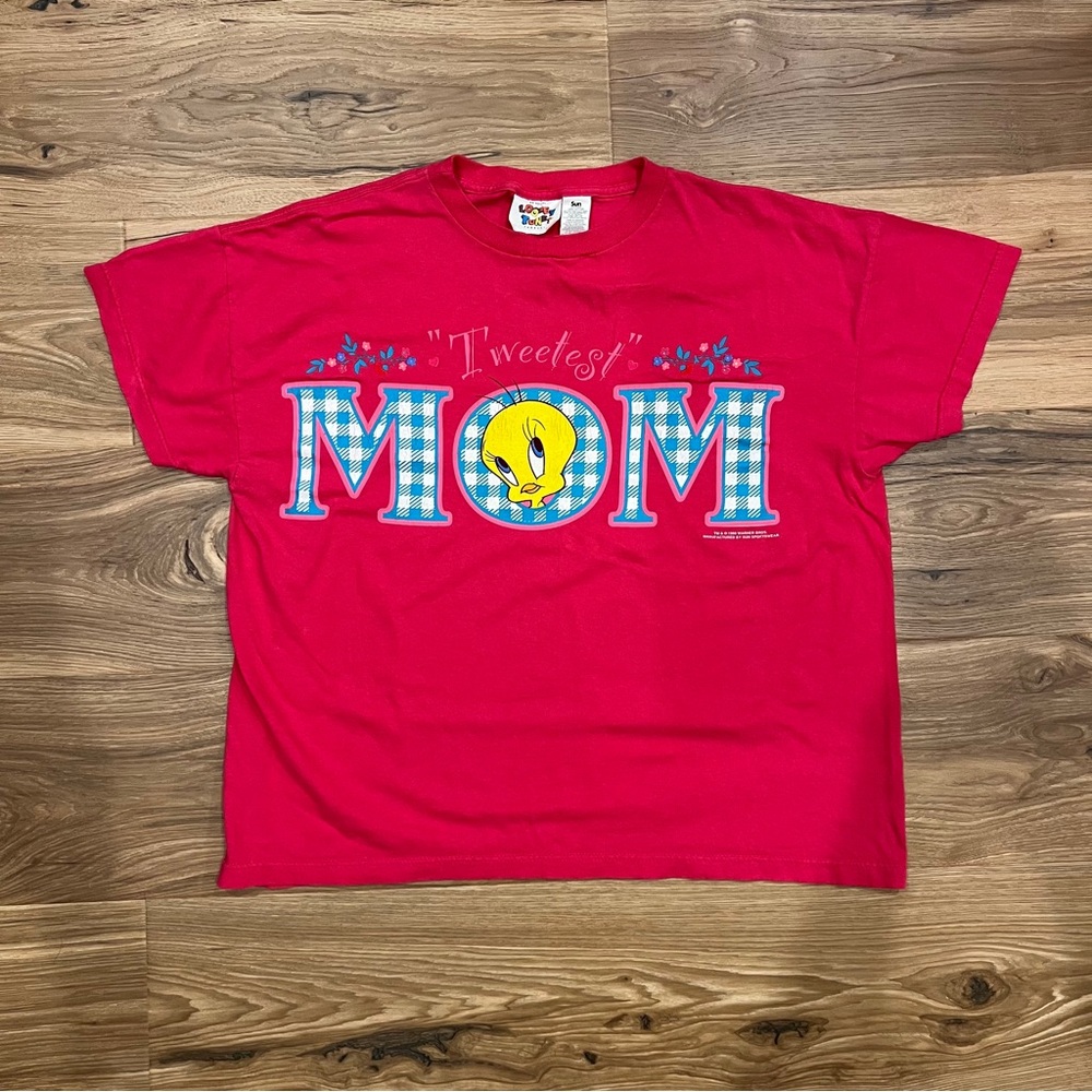 Vintage Looney Tunes Tweety Tweetest Mom T Shirt Womens Large